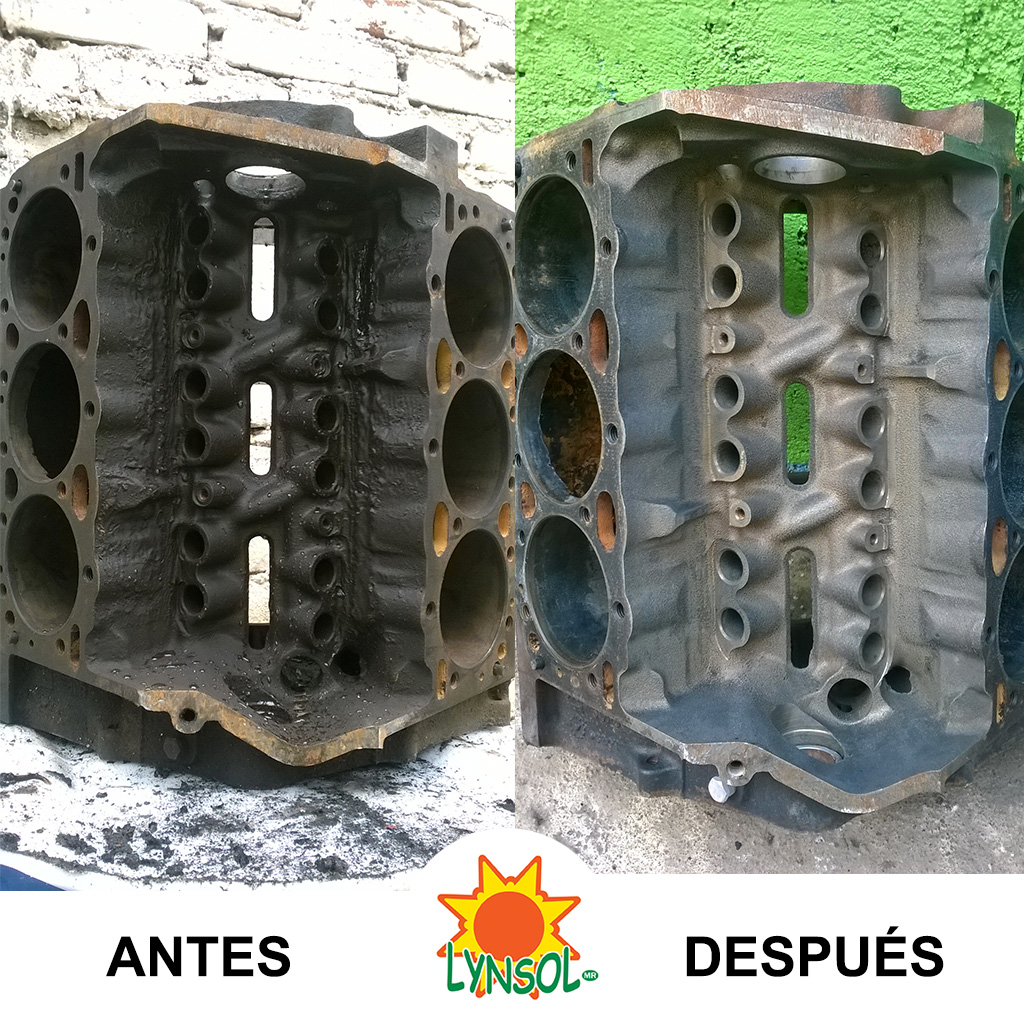 motor fierro desengrasante lynsol