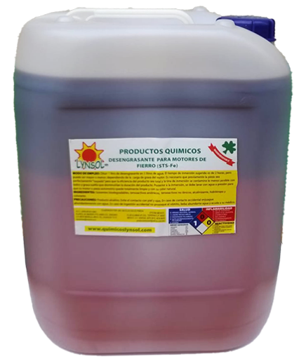 desengrasante para motores de fierro 20 litros